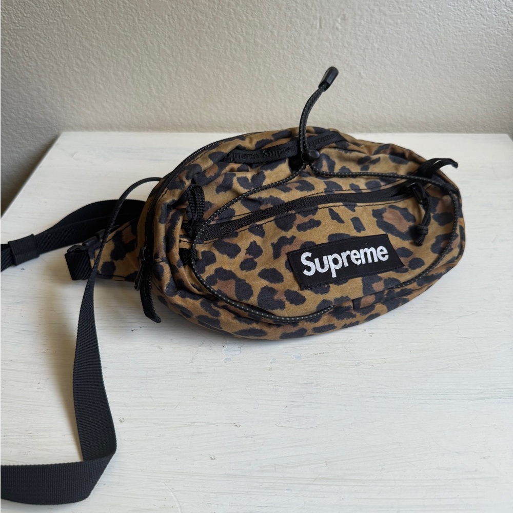 Supreme Leopard Print Crossbody, belt bag, fanny pack